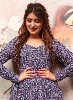 AAYAA 3 - Catalog # 62642 (Set of 4 Readymade Women's Kurtis / Tops) by Meheriya