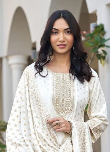 MALLAIKA - Catalog # 62643 (Set of 6 Readymade Salwar Suits) by Blue Hills