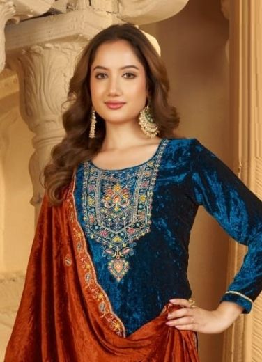 CHITRAA - Catalog # 62647 (Set of 4 Readymade Salwar Suits) MADE IN INDIA BY Rangoon