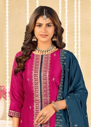 NITYA - Catalog # 62662 (Set of 6 Readymade Salwar Suits) by Meheriya