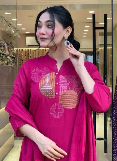 SERIES 1134 - Catalog # 62667 (Set of 3 Readymade Salwar Suits) by Meheriya