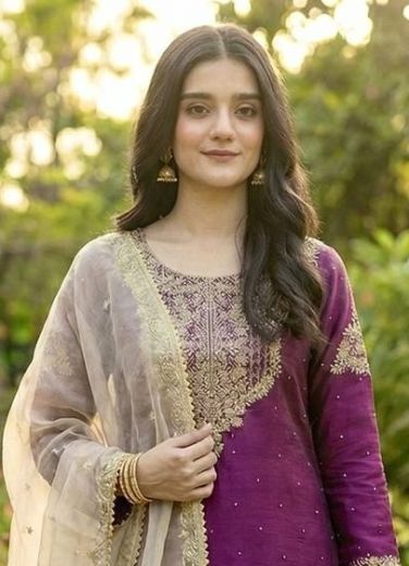 SERIES 1694 - Catalog # 62683 (Set of 4 Readymade Salwar Suits) by Aabharan