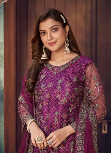 AANAYA 24 - Catalog # 62686 (Set of 4 Readymade Salwar Suits) by Serengeti