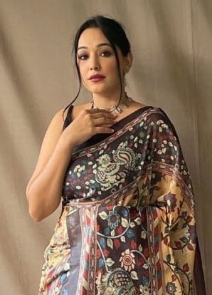 MALAI KALAMKARI 2 - Catalog # 62708 (Set of 5 Sarees) by Jagraasa