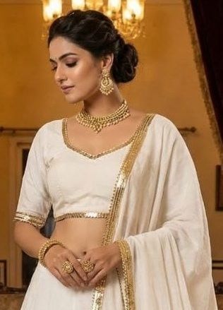COLORS - Catalog # 62725 (Set of 10 Semi-Stitched Lehengas) by Desi Muse