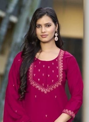 SAJANI - Catalog # 62728 (Set of 6 Readymade Salwar Suits) by Woodee Ahmedabad