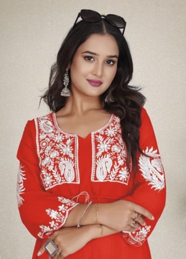 WESTERN 2 - Catalog # 62744 (Set of 2 Readymade Women's Kurtis / Tops) by Meheriya