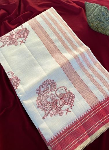TUSSER SILK SERIES 3011 - Catalog # 62782 (Set of 2 Sarees) by Desi Muse