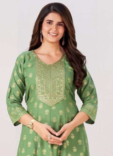 AMAARA - Catalog # 62799 (Set of 6 Readymade Women's Kurtis / Tops) by Damac Couture