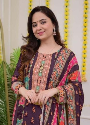 MUSLIN SERIES 1151 - Catalog # 62810 (Set of 3 Readymade Salwar Suits) by Damac Couture