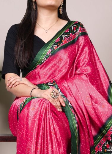 PATOLA PRINT SERIES 7801 - Catalog # 62821 (Set of 9 Sarees) by Meheriya