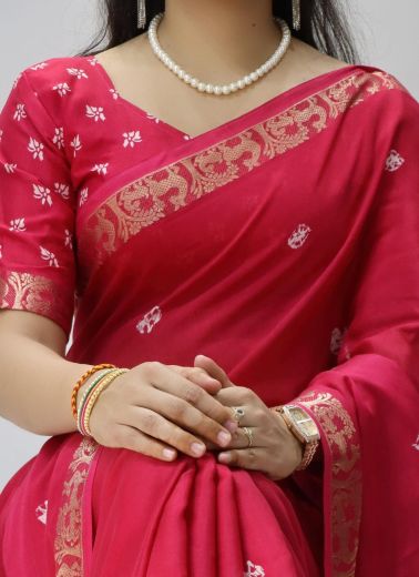 MUL JACQUARD 2112 - Catalog # 62842 (Set of 4 Sarees) by Aabharan