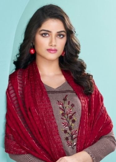 RADHIKA 3 - Catalog # 62845 (Set of 3 Readymade Salwar Suits) by Jagraasa