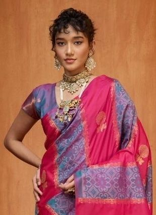 KIRTAN PATOLA - Catalog # 62850 (Set of 6 Sarees) by Rajtex Fabrics