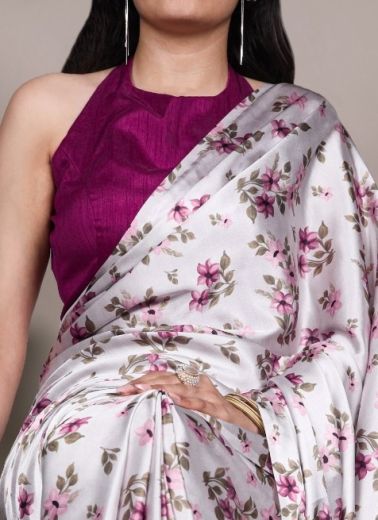 DIGITAL PRINTS SERIES 7027 - Catalog # 62853 (Set of 5 Sarees) by Serengeti