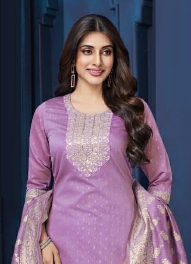 VINNIE - Catalog # 62859 (Set of 6 Readymade Salwar Suits) by Kaya Ahmedabad