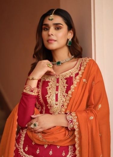 RICHA - Catalog # 63026 (Set of 3 Readymade Salwar Suits) by Aashirwad
