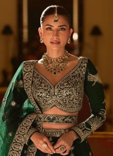 PADMINI - Catalog # 63035 (Set of 3 Readymade Lehengas) by Sayuri Designer