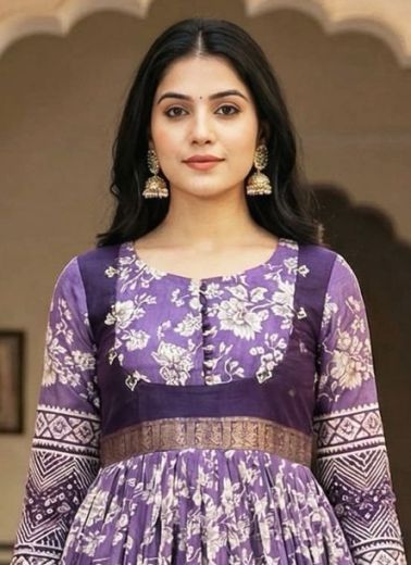 SERIES 8232 - Catalog # 63038 (Set of 2 Readymade Gowns) by Komal Pret