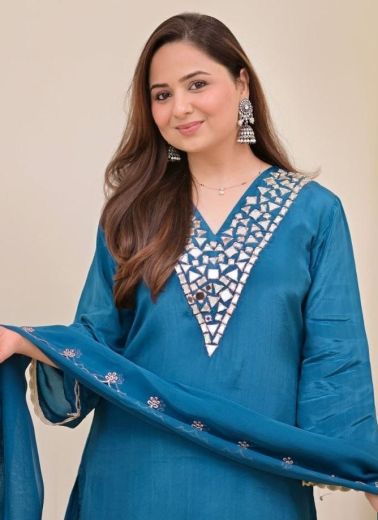 CELEBRATE - Catalog # 63052 (Set of 2 Readymade Salwar Suits) by Amdavadi Fashion