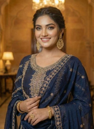 KB 3314 - Catalog # 63087 (Set of 2 Semi-Stitched / Un-Stitched Suits) by Amdavadi Fashion