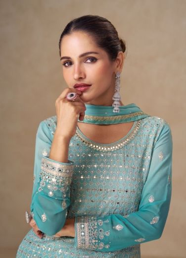 SHIVANI - Catalog # 63094 (Set of 3 Readymade Salwar Suits) by Gulkayra Designer