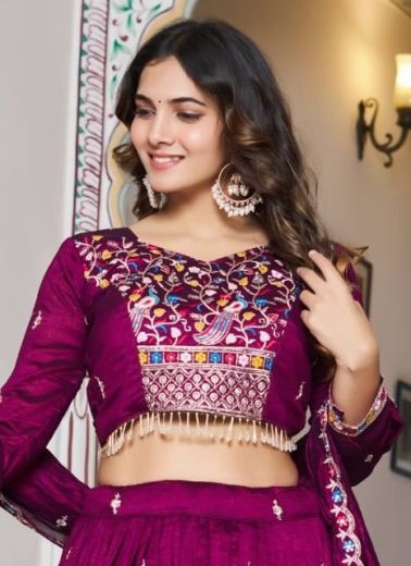 SERIES 147 - Catalog # 63129 (Set of 2 Readymade Lehengas) by Komal Pret