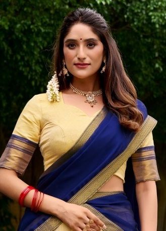 PREETHI - Catalog # 63131 (Set of 4 Readymade Lehengas) by Raw Lemon
