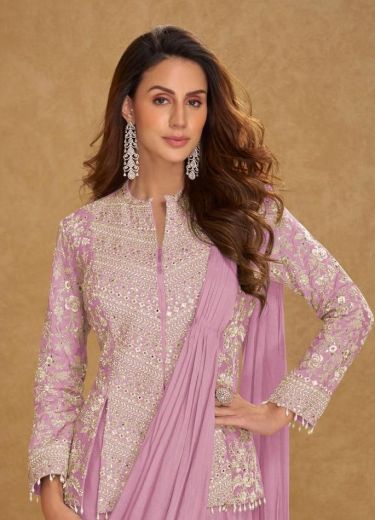 MIRZA - Catalog # 63145 (Set of 3 Indo-Western Outfits) by Gulkayra Designer