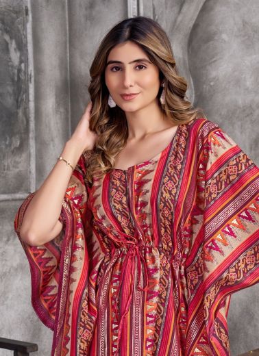 BEACH WEAR KAFTAN WITH BELT - Catalog # 63164 (Set of 2 Kaftans / Ponchos) by Tentmen Clothing