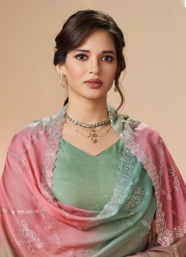 RANGGATT - Catalog # 63186 (Set of 4 Semi-Stitched / Un-Stitched Suits) by Vinay Fashion LLP