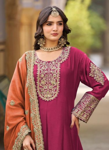AFGHANI GOLD 2 - Catalog # 63195 (Set of 2 Readymade Salwar Suits) by Your Choice
