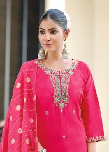 HEER - Catalog # 63198 (Set of 6 Readymade Salwar Suits) by Ossm