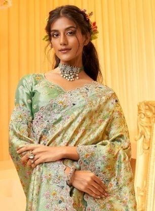 ZARDOSI DRAPE - Catalog # 63213 (Set of 5 Sarees) by Raw Lemon