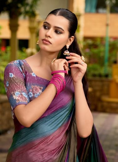 BAHARA - Catalog # 63251 (Set of 10 Sarees) by Stavan