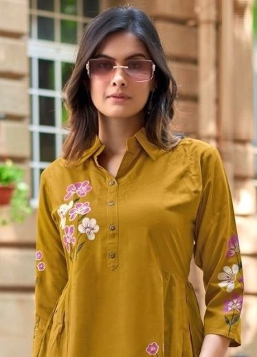 TULIP 3 - Catalog # 63267 (Set of 5 Tops With Bottoms) by Wooglee Fashions