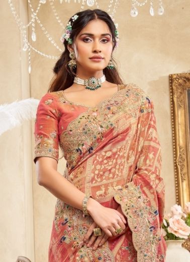 THE ROYAL DIVA - Catalog # 63287 (Set of 5 Sarees) by Desi Muse