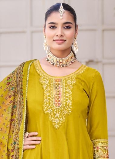 DEVIKA - Catalog # 63314 (Set of 4 Readymade Salwar Suits) by Rangoon