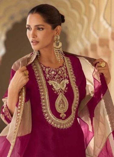 SAVERA - Catalog # 63317 (Set of 4 Readymade Salwar Suits) by Sayuri Designer