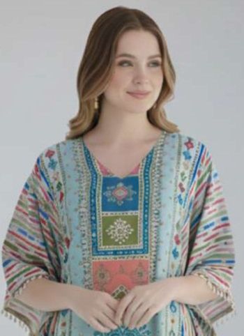 KAFTAN 3 - Catalog # 63318 (Set of 6 Kaftans / Ponchos) by Jagraasa