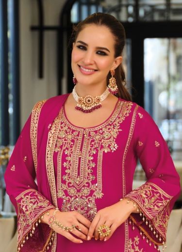 MANPREET - Catalog # 63329 (Set of 3 Readymade Salwar Suits) by Eba Lifestyle