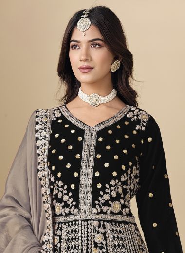 AANAYA 240 - Catalog # 63344 (Set of 4 Readymade Salwar Suits) by Amdavadi Fashion