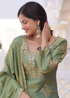 SERIES 1229 - Catalog # 63351 (Set of 2 Readymade Salwar Suits) by Amdavadi Fashion