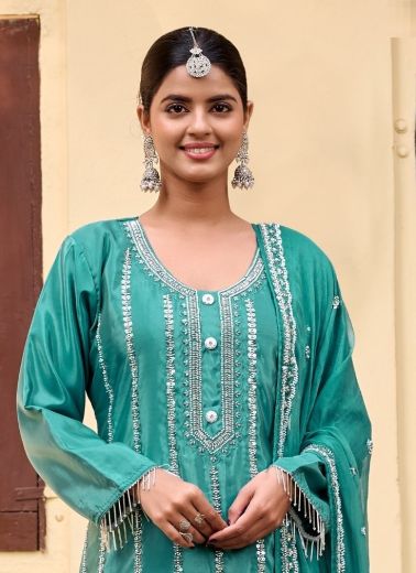 NANDA - Catalog # 63360 (Set of 2 SIZE-SETS [Readymade Salwar Suits]) by Afsana