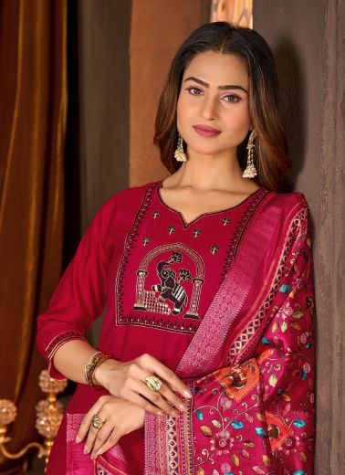 SONIKA - Catalog # 63364 (Set of 8 Readymade Salwar Suits) by Amdavadi Fashion
