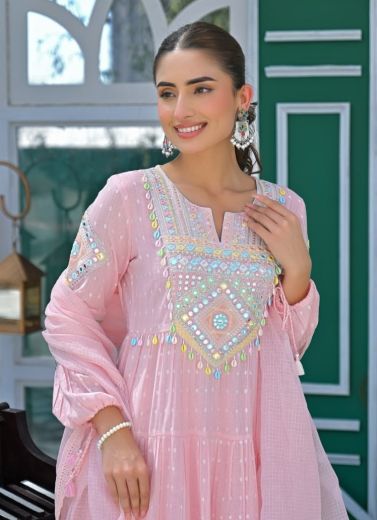 CHAHAT - Catalog # 63365 (Set of 2 Readymade Salwar Suits) by Amdavadi Fashion