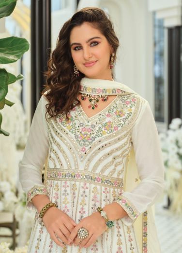 BARBIE 5 - BLACK & WHITE - Catalog # 63395 (Set of 2 Readymade Salwar Suits) by Eba Lifestyle