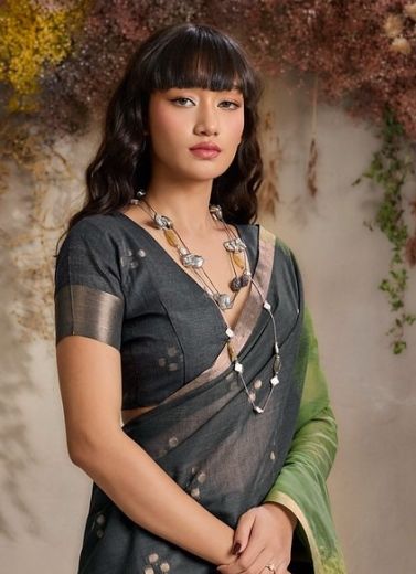 SCARLETT - Catalog # 63399 (Set of 5 Sarees) by Rajtex Fabrics