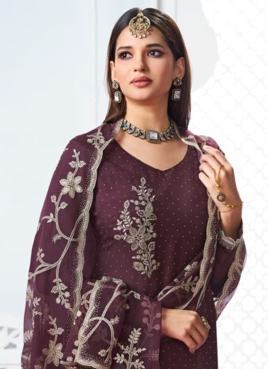 SAJAWAT - Catalog # 63401 (Set of 5 Semi-Stitched / Un-Stitched Suits) by Vinay Fashion LLP