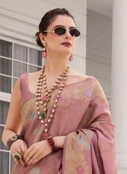 KOPER SILK - Catalog # 63410 (Set of 5 Sarees) by Desi Muse
